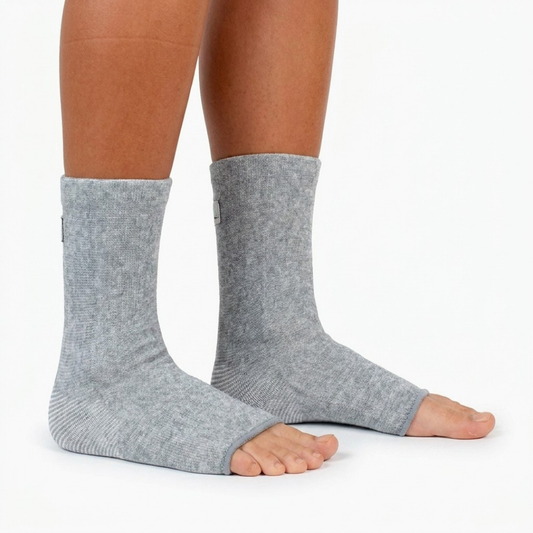 BambusRelief™ Støttestrømpe – Naturlig støtte for ømme føtter
