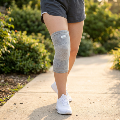BambusRelief™ Knestøtte – Naturlig smertelindring for verkende knær