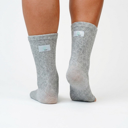 BambusRelief™ Støttestrømpe – Naturlig støtte for ømme føtter